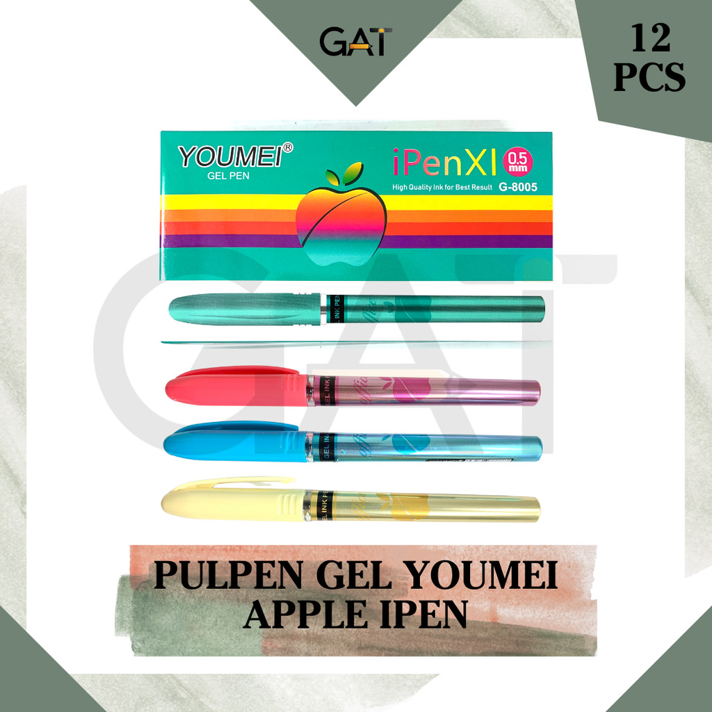 

PULPEN GEL IPEN 14 YOUMEI PER LUSIN ISI 12PCS