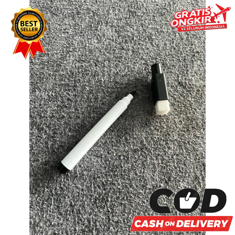 

Spidol Hitam Wipe and Clean Bisa Dihapus Set Spidol dan Penghapus komplit