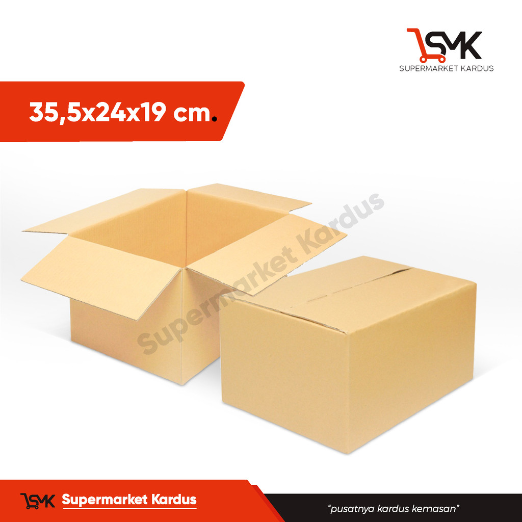 

Box 35,5X24X19 cm (48X220 ml) Kardus/Karton/Kemasan/Hampers/Boxnormal/Normal/AMDK/Boxamdk/Tinggi19