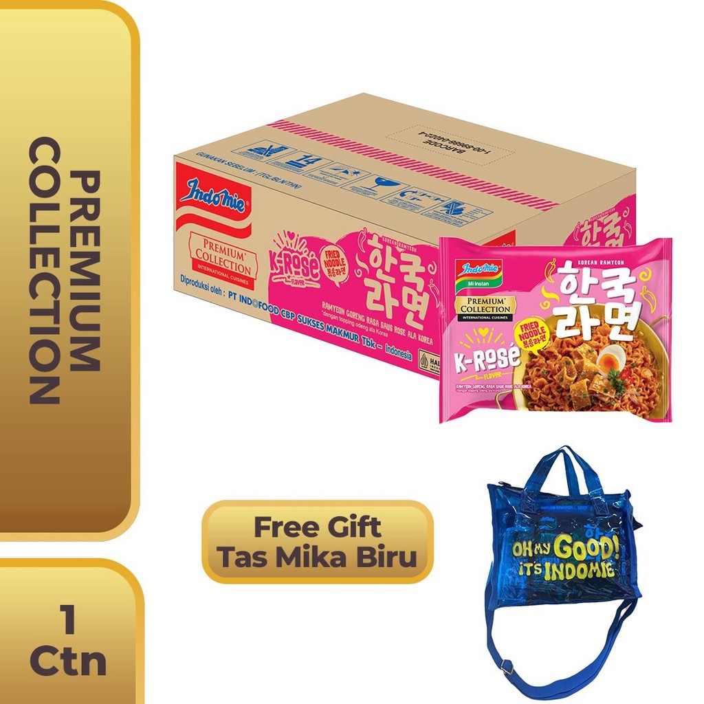 

1 Carton Indomie Korean K-Rose GET Tas Mika Warna