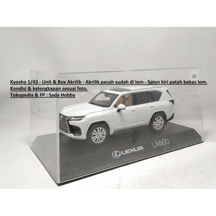 Diecast Kyosho 1/43 Lexus LX600 SUV Putih