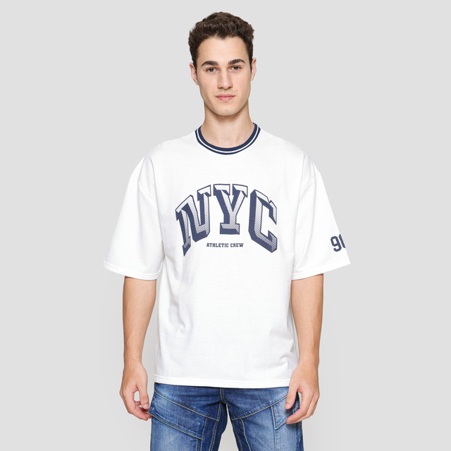 Nevada Oversized Varsity Kaos Pria 121903432