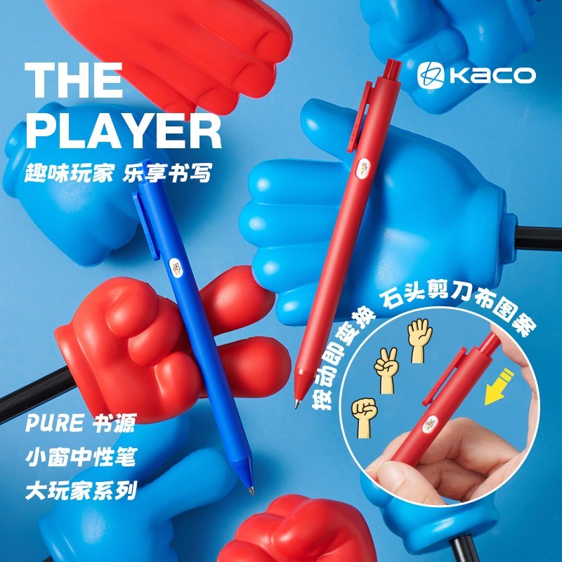 

KACO Fun Gel Pens with Small Cartoon Window, 0.5mm Bullet Tip Relieve Stress Study Stationery for Office School Home Cute Things