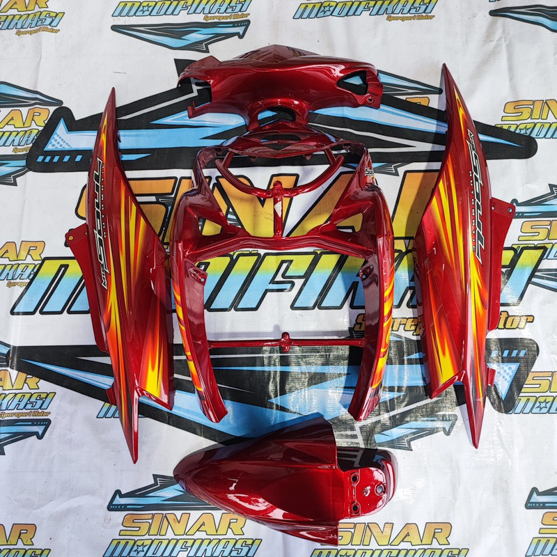FULL HALUS COVER BODY YAMAHA MIO SOUL KARBU SEMUA WARNA /COVER BODI YAMAHA MIO SOUL KARBU/BODY MIO S