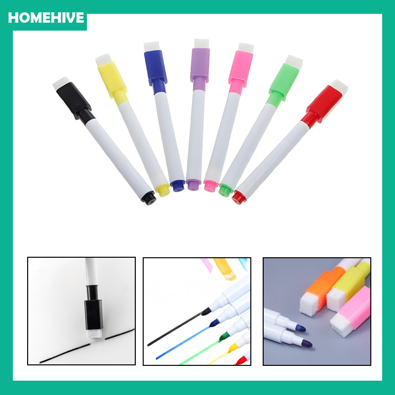 

Children's Erasable Marker / Spidol Papan Tulis 2 IN 1 White Board Dengan Penghapus Sepidol Kecil Mini Warna/spidol Warna Whiteboard Dengan Penghapus