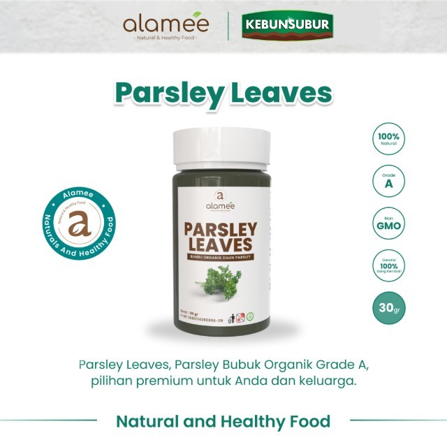 

ALAMEE Parsley Kering Daun Peterseli Dried Persley Flakes Leaves Bumbu Dapur Garnish Seasoning kebunsubur Kebunsubur