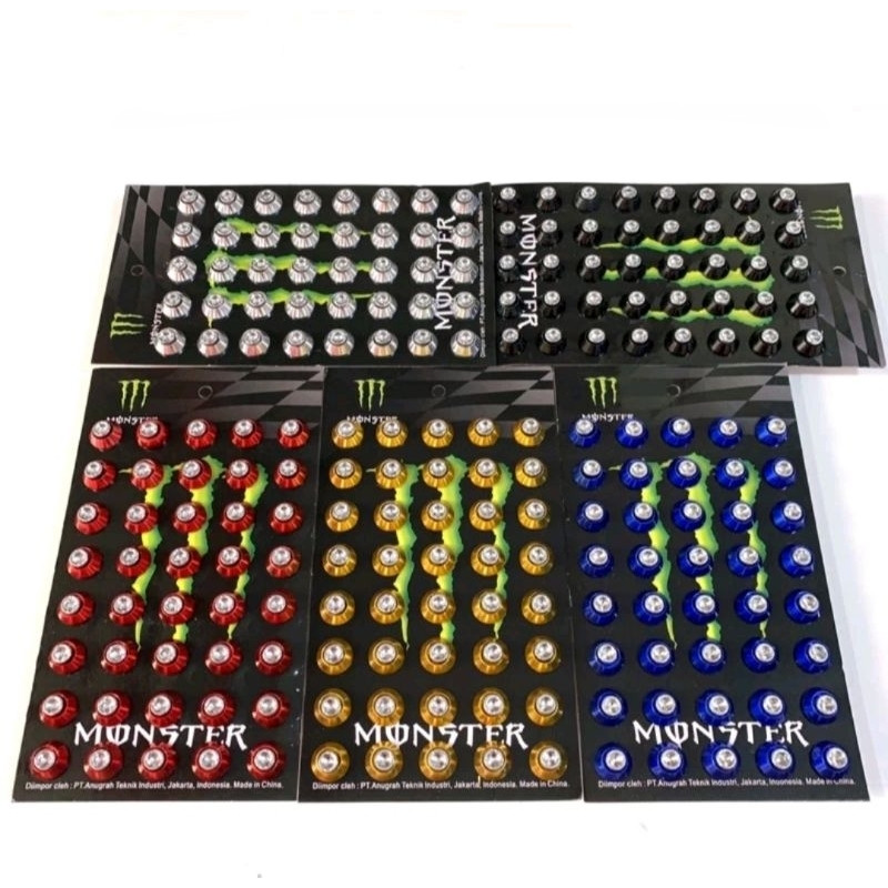 Baut Posh L Baut Ring Monel 10 Baut Kerucut Universal (HARGA PER LEMBAR 40 BIJI)
