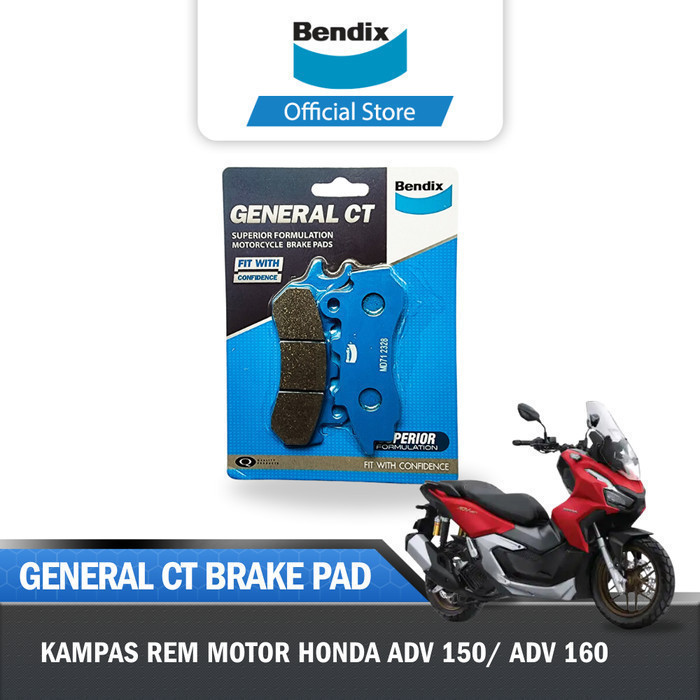 Bendix Kampas Rem Depan dan Belakang Motor Honda ADV 150, ADV 160 CBS