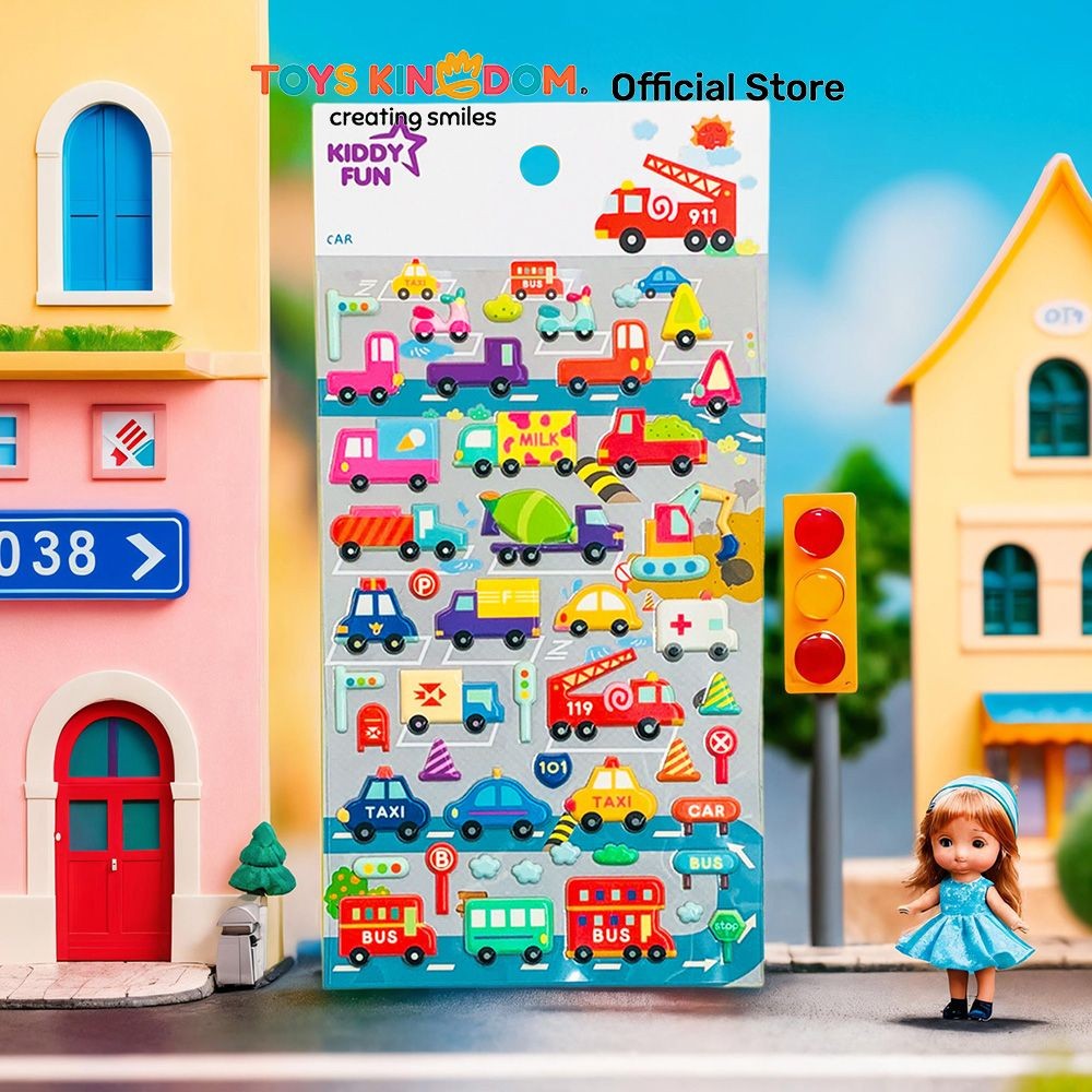 

Toys Kingdom Kiddy Fun Funny Stiker Car - Mix Stiker Dekoratif Lucu Cute Stickers Deco Sticker Pack Journal Book
