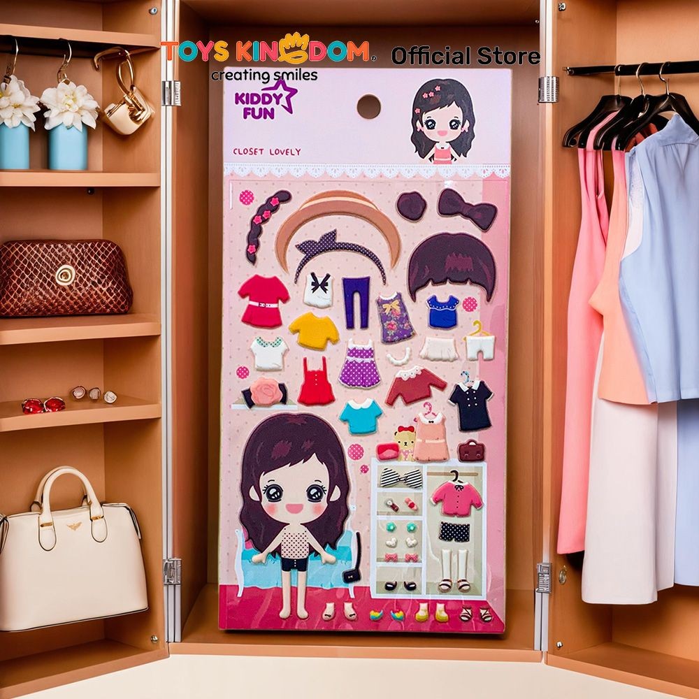 

Toys Kingdom Kiddy Fun Funny Stiker Closet Lovely - Mix Stiker Dekoratif Lucu Cute Stickers Deco Sticker Pack Journal Book