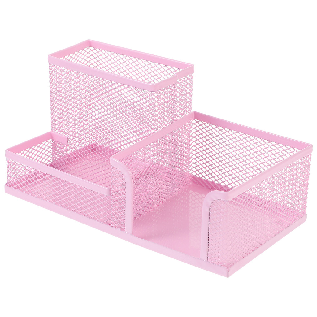 

Metal Pen Holder Pencil Cups Organizer for Desk Pens + and Holders Container Storage Rack Paper Clip