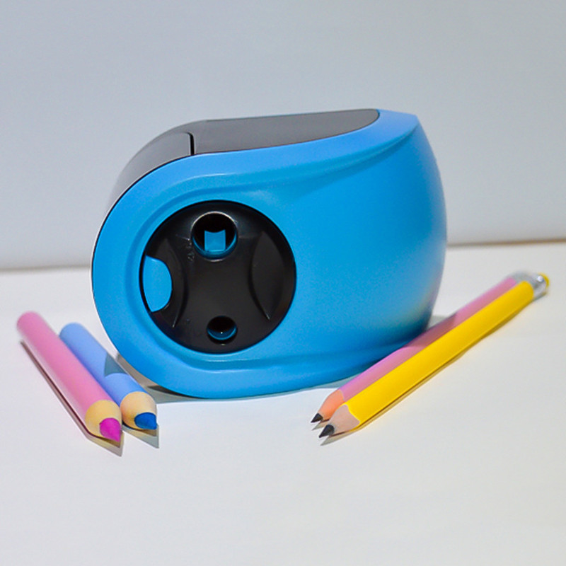 

Pencil Sharpeners Battery Operated or USB Powered Pencil Sharpener with Container Double Holes for 6-12mm GDeals