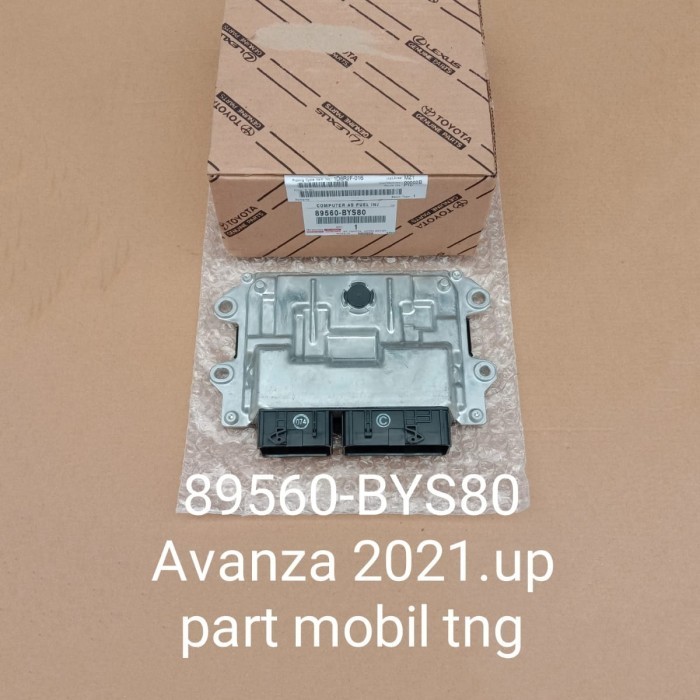 Ecu Ecm Komputer Toyota Avanza Xenia 2022 89560-BYS80 ORI