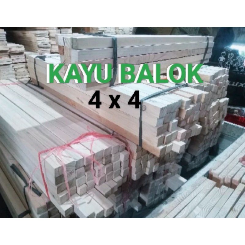 KAYU BALOK PINUS JATI BELANDA 4X4 110 kayu Reng