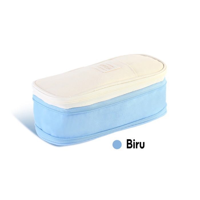 

New Arrival Tempat pensil / kotak alat tulis berkapasitas besar - Biru