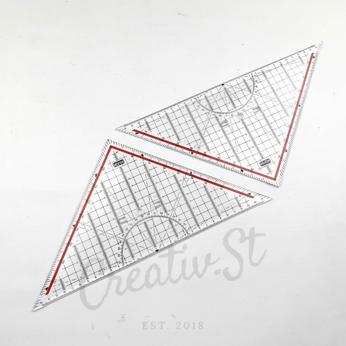 

Moree Ruler Penggaris Segitiga Pegangan Arsitek Desain Interior