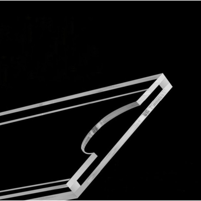 Akrilik Tempat Brosur Tempel Sign Holder - A4 - Vertikal