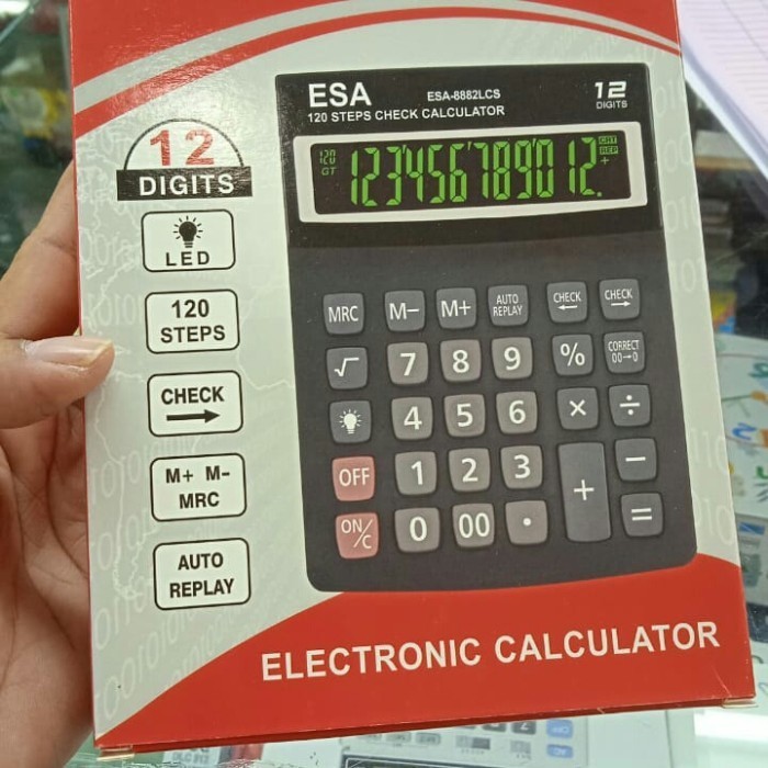 

kalkulator esa 8887 CS 12 digit