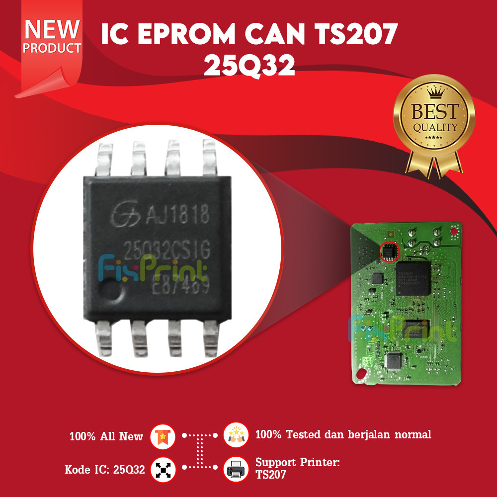 IC Reset TS207 Canon IC Eprom TS-207 IC Eeprom Resetter TS 207