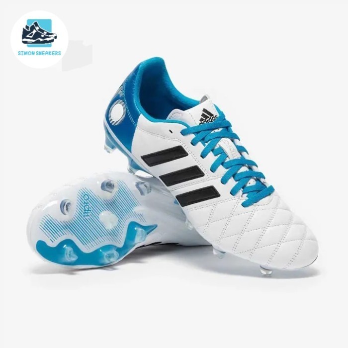 Sepatu Sepak Bola Adidas Adipure 11Pro Toni Kroos FG 'White Solar Blue'