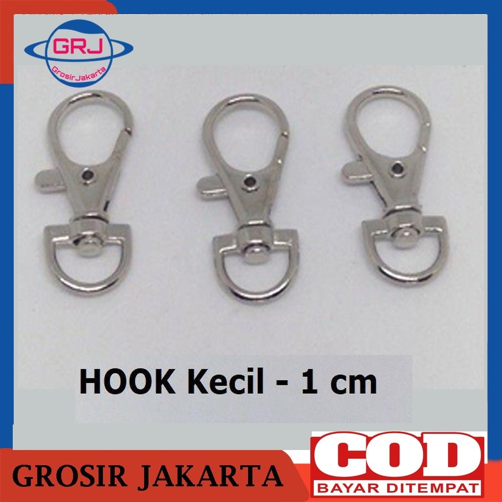

Cantelan / Kew Kew / Pengait Tali Kait Tas Hook Besi 1cm