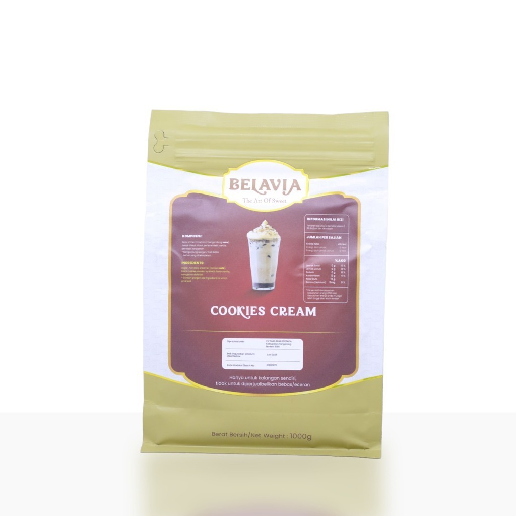 

Belavia Cookies Cream Powder - 1000gr