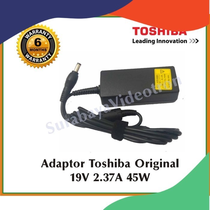 ADAPTOR TOSHIBA ORIGINAL 19V 2.37A