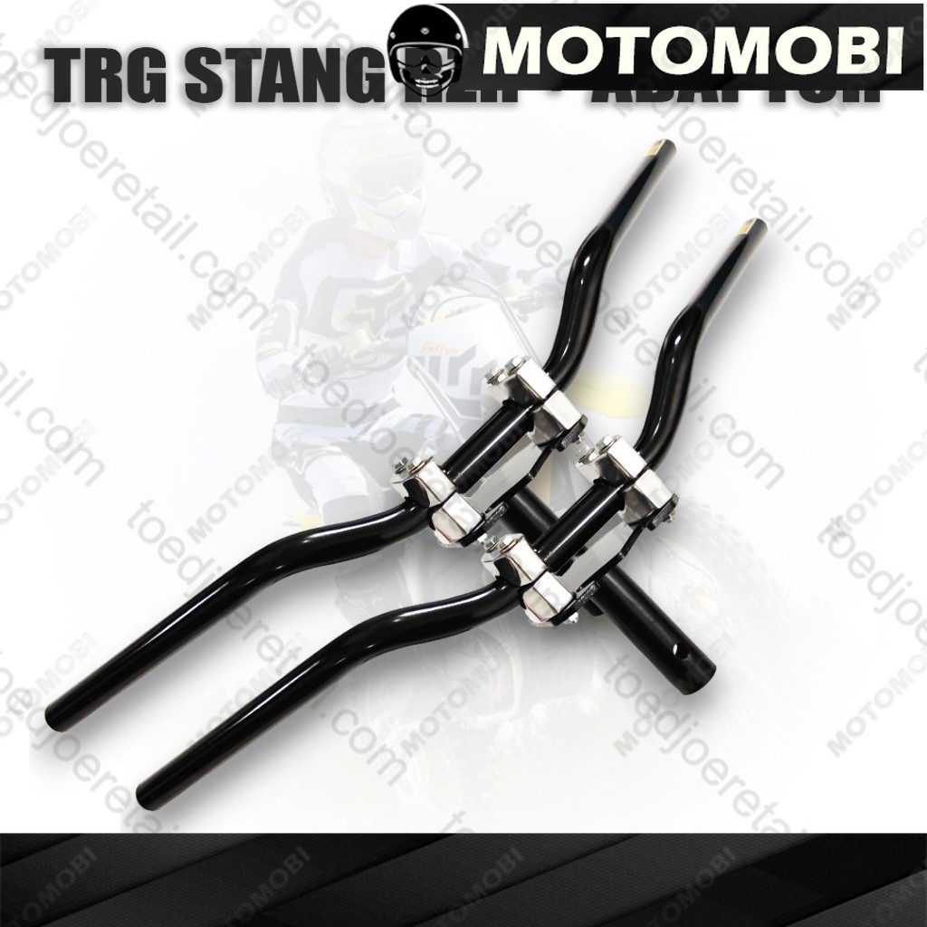 Paket stang rzr plus dudukan stang racing road race universal motor HONDA YAMAHA satu sett Variasi m