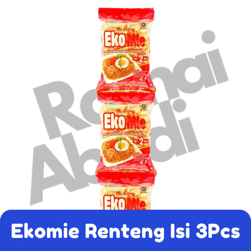 

EKOMIE MIE KERING RENTENGAN ISI 3PCS @2 | MIE EKO