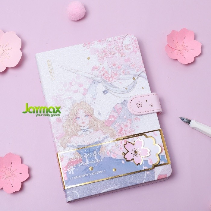 

BigSale 5.5 Magnetic Notebook Diary / Jurnal agenda Buku tulis Planner Lady Unicorn