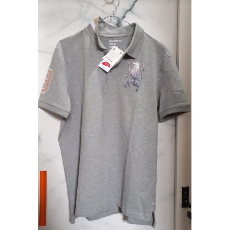 GIORDANO NEW POLO LION 3D MEN'S ORIGINAL  | GIORDANO POLO LION 3D PRIA ORIGINAL