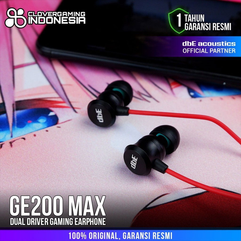dbE GE200 Max Dual Driver - Gaming Earphone Headset