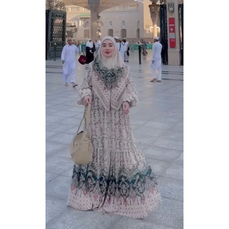 SHELLASAUKIA ORI ️ GAMIS HAJI PRINTING ️ORI SHELLASAUKIA