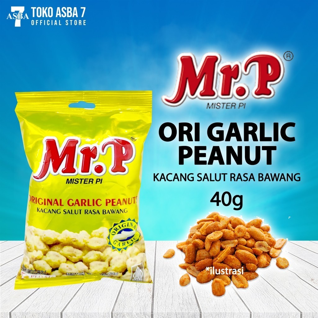 

MR P ORIGINAL GARLIC PEANUTS 40G