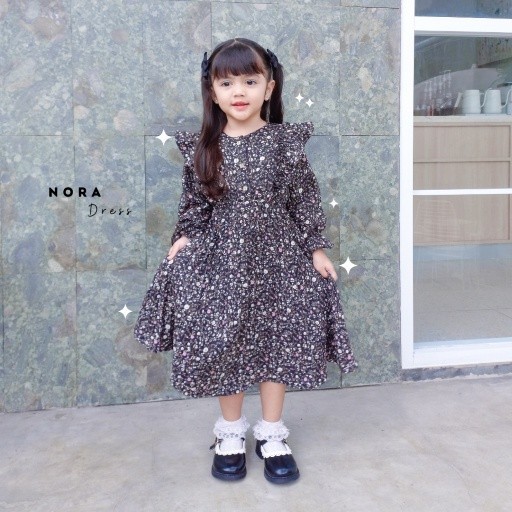 Marves - Nora Pleats Dress Anak Perempuan