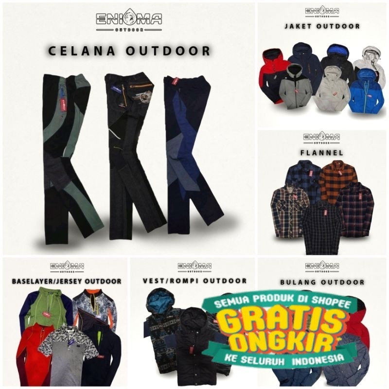 LINK CHECKOUT 105K - 150K (PERLENGKAPAN OUTDOOR - ENIGMA OUTDOOR)/ Best seller