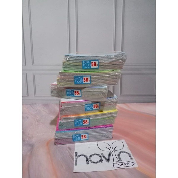 

((((BACA DESKRIPSI KETERANGAN BARANG!!)))) (10pc) buku tulis murah isi 58 lembar/buku murah/buku