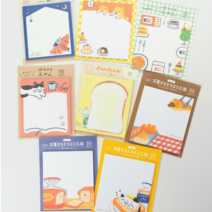 

Ay00! FURUKAWASHIKO Sticky Notes Series / Kertas berbahan premium Original J