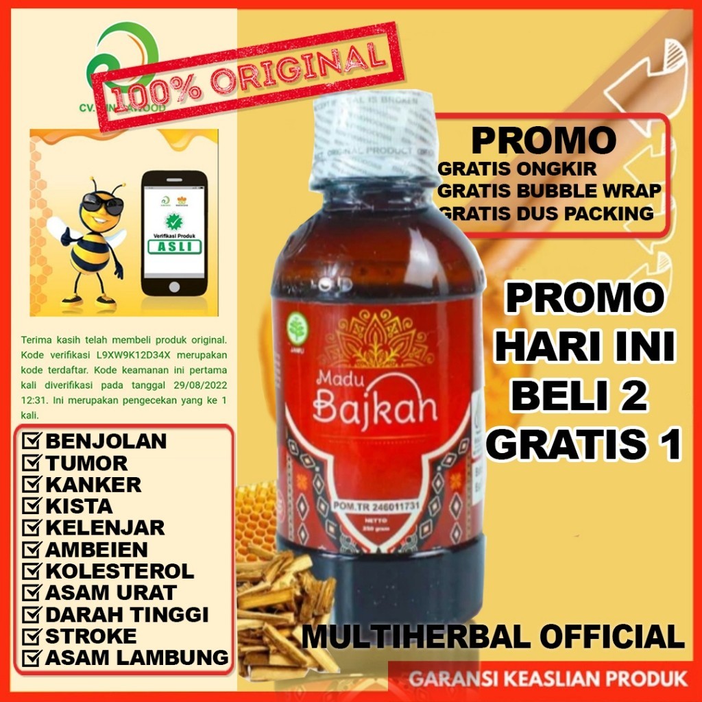 MADU BAJKAN - MADU BAJAKAH BORNEO - Madu Bajakah Asli 100% Kalimantan Original HCS