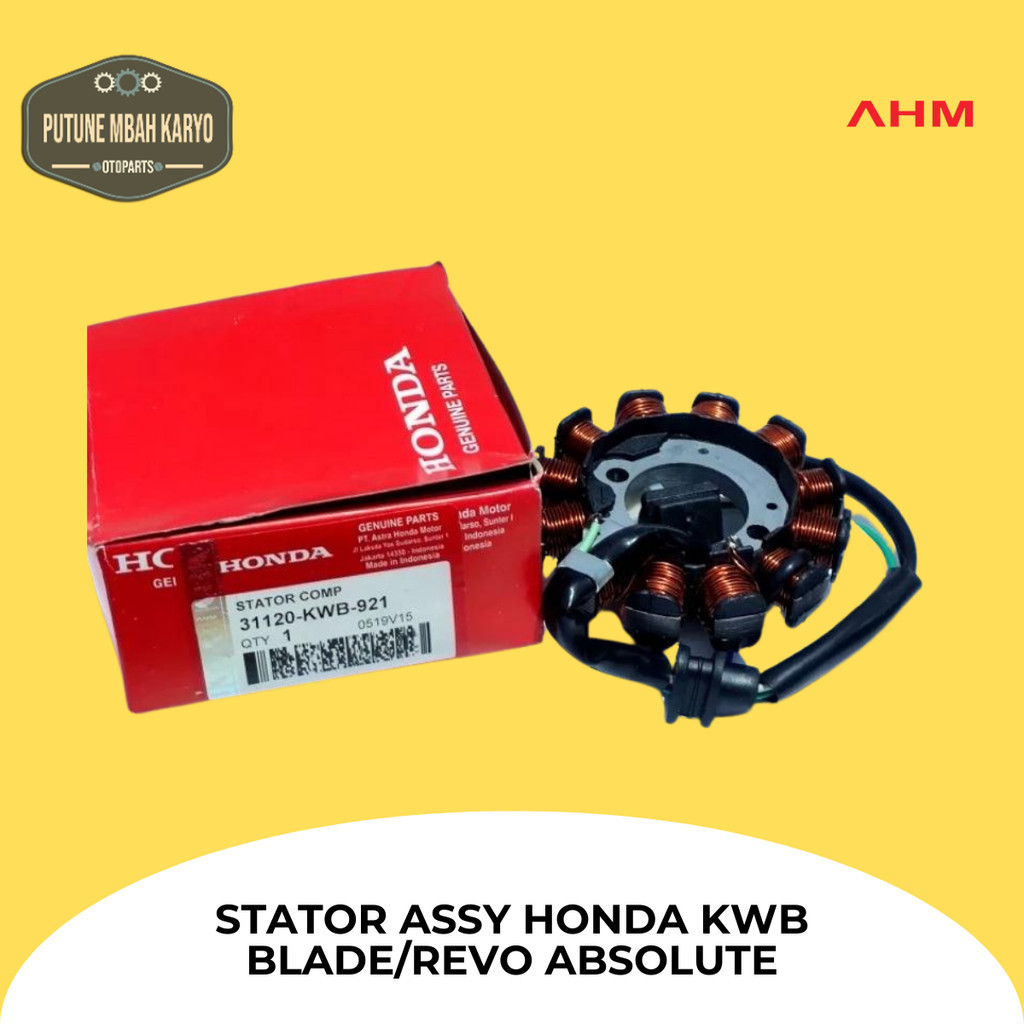 Spull Assy Stator Comp Stater Spul Motor Blade 110 Revo Absolute KWB