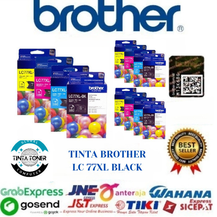 TINTA BROTHER LC 77XL ORIGINAL ( B C Y M )