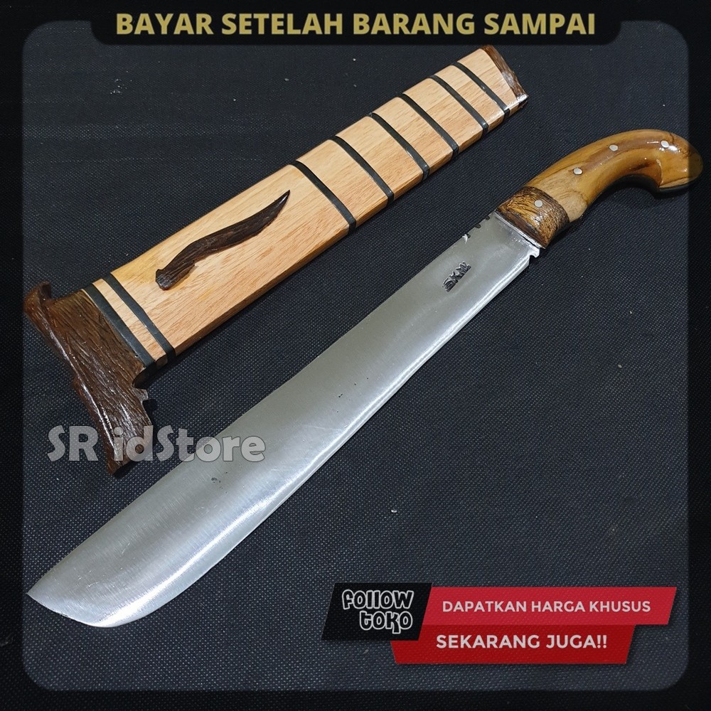 Golok Panjang 30cm Baja Fulltank