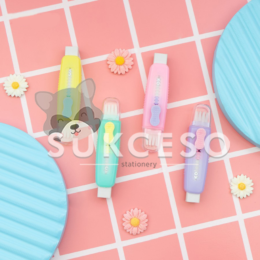 

JOYKO ER-145 Soft Brush Eraser Karet Penghapus Sikat Include Refill