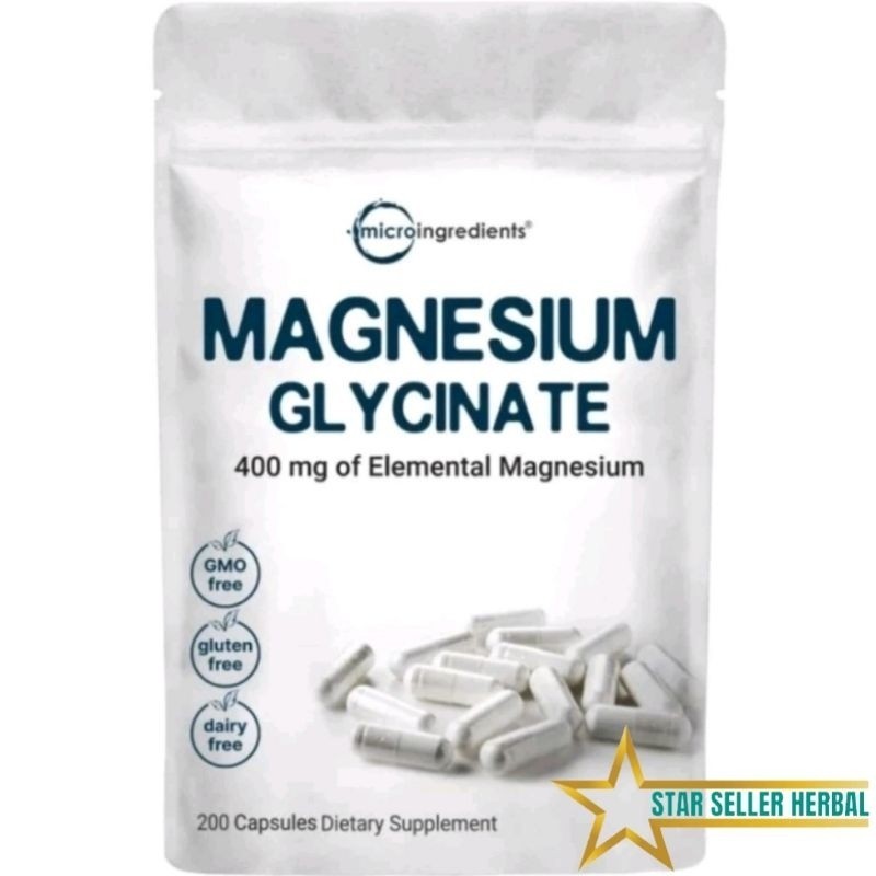 MAGNESIUM GLYCINATE 400MG ISI 200