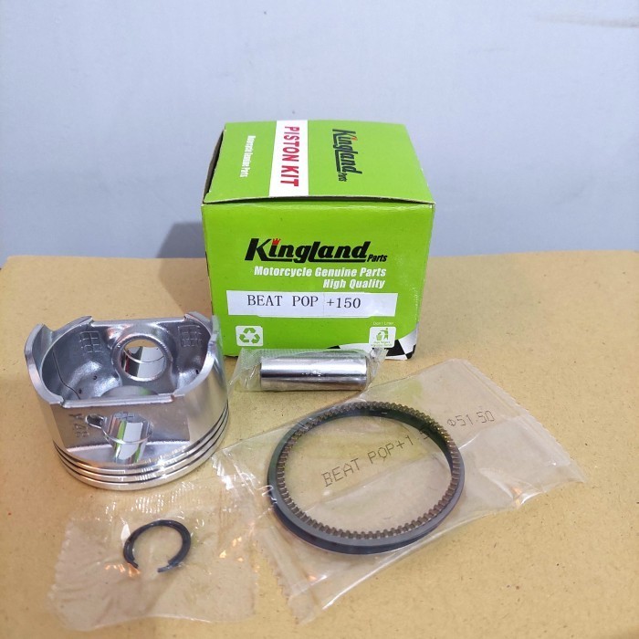 SEHER PISTON KIT BEAT POP OS 150 -SBS34