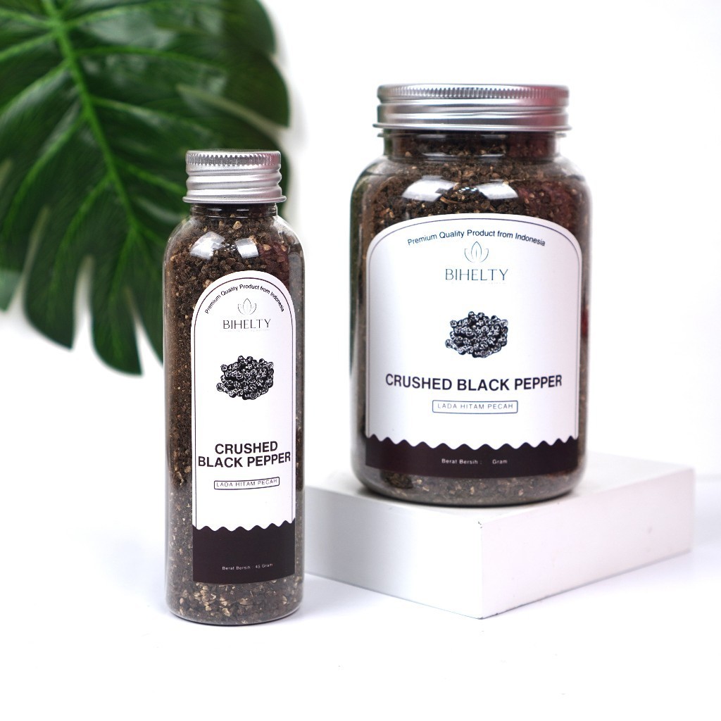 

Bihelty Lada Hitam Pecah Organik Merica Bubuk Pecah White Pepper Flakes