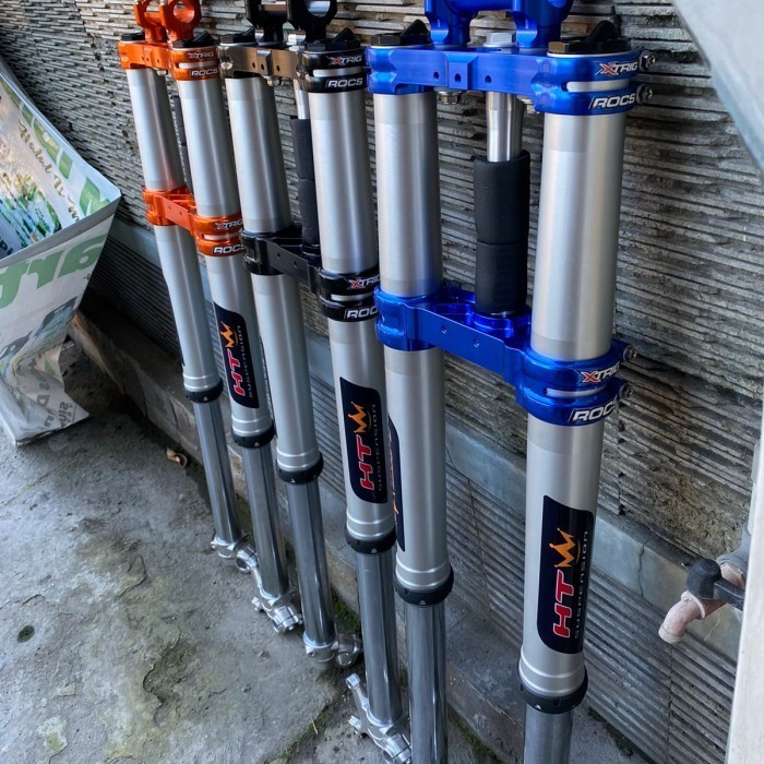 Termurah usd/shock depan replika ktm china dengan tripleclamp replika xtrig