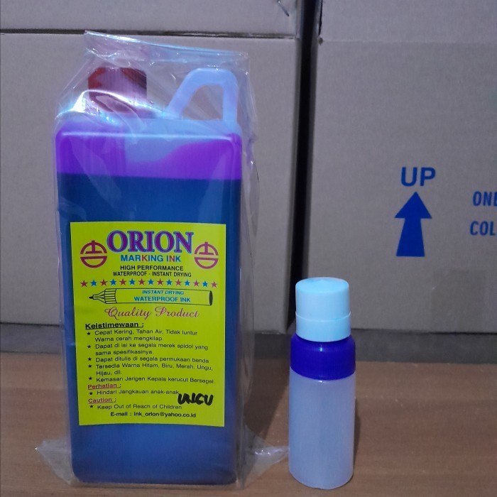 

Tinta Spidol Permanen Orion/ Tinta Karung / Tinta Ekspdedisi - Ungu