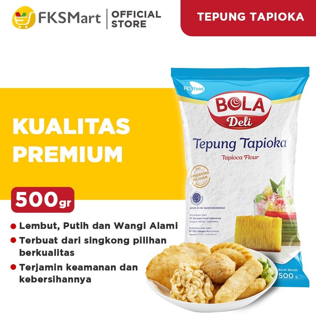 

BOLA Deli Tepung Tapioka 500 gr TM