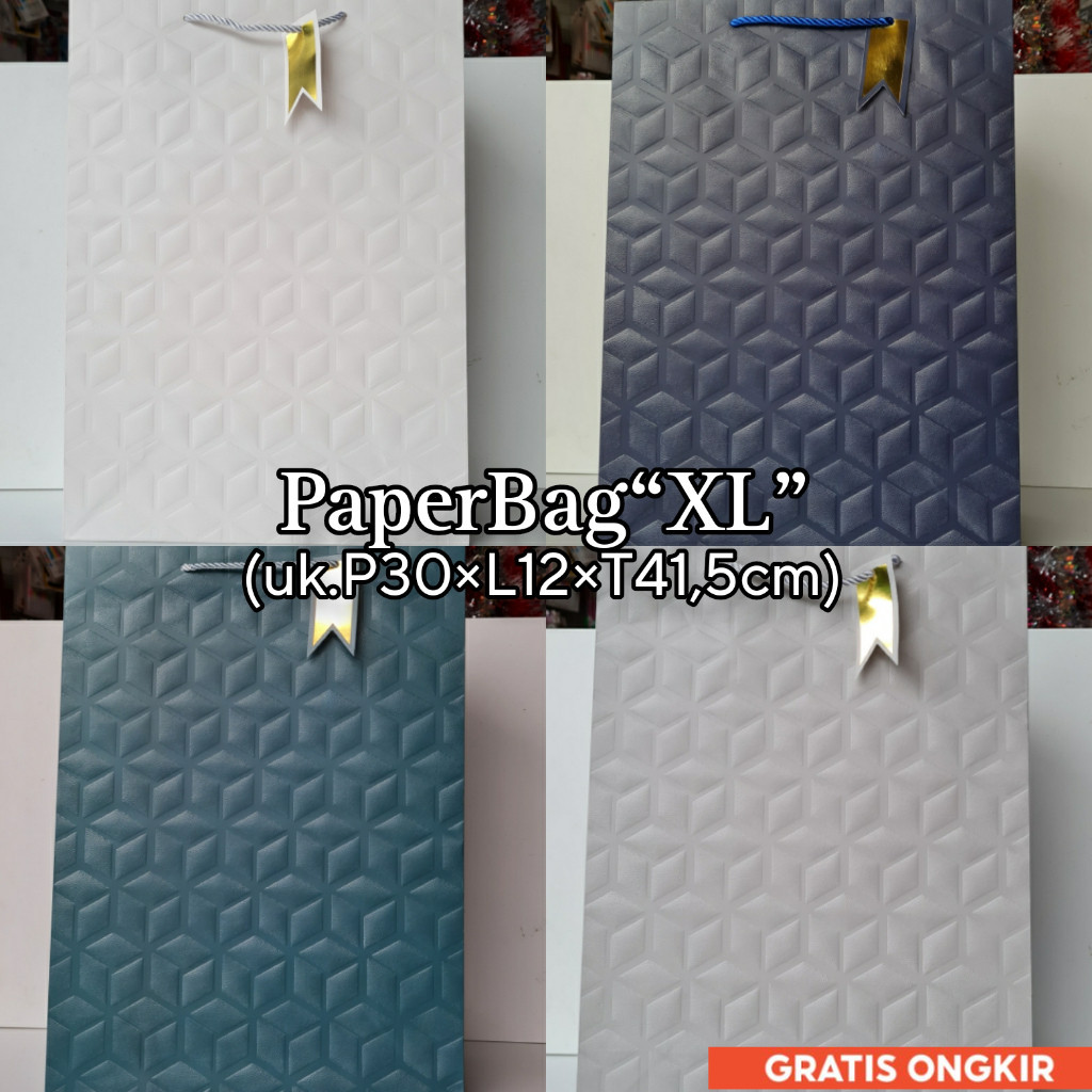 

PAPERBAG ULANGTAHUN TIMBUL EMBOSS KULIT JERUK L BESAR /PAPERBAG JINJING/PAPERBAG KADO/PAPERBAG POTRAIT/TAS KERTAS